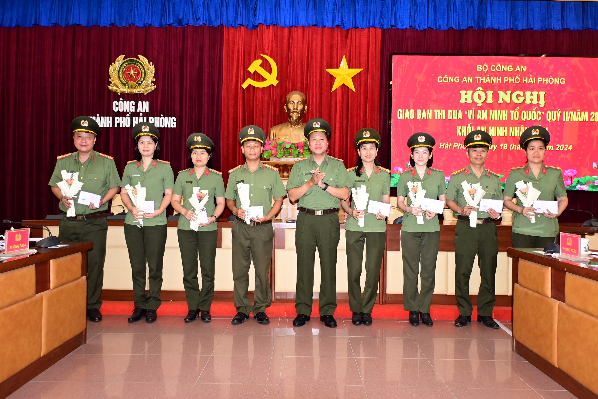 Khối An ninh nhân dân – CATP giao ban thi đua “Vì an ninh Tổ quốc” quý 2, năm 2024